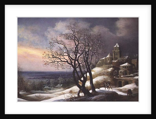 Winter Landscape, 17th century by Daniel van Heil
