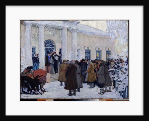 The Emancipation of Russian Serfs in 1861, 1908-09 by Boris Mikhailovich Kustodiev
