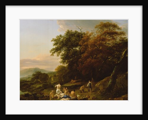 Diana the Huntress Surprising a Bacchanalian Revel by Nicolaes Pietersz. Berchem