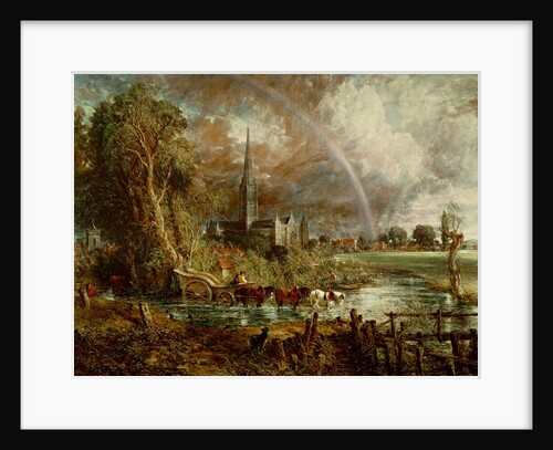 Salisbury Cathedral From the Meadows, 1831 by Anonymous
