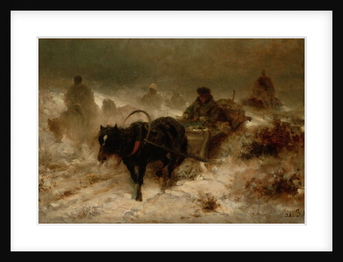 Returning Home, 19th century by Adolf Schreyer