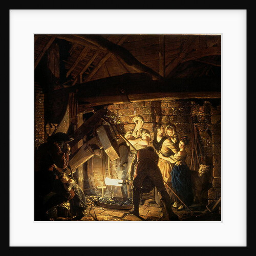 The Iron Forge, 1772 by Joseph Wright of Derby