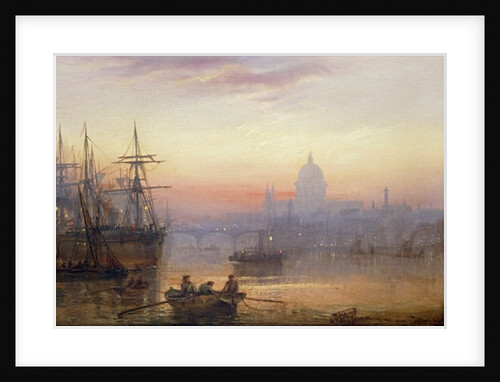 The Pool of London at Sundown, 1876 by Charles John de Lacy