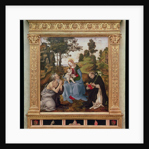Virgin and Child with St. Jerome and St. Dominic, c.1485 by Filippino Lippi