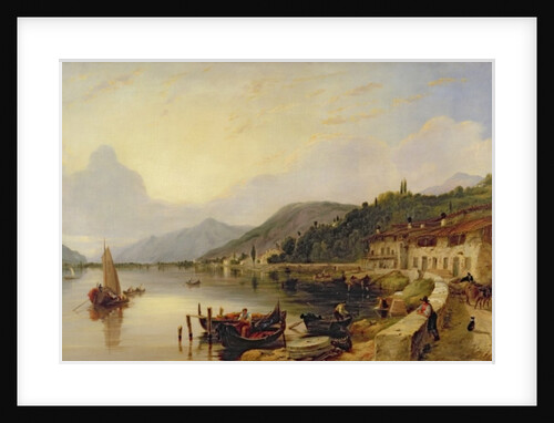 Lago d'Iseo, Italy by George Clarkson Stanfield