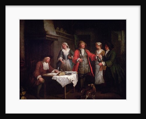 The Marriage Contract by Jan Josef the Elder Horemans