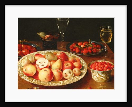 Still Life with Fruit in Wan-Li Porcelain Bowls by Osias the Elder Beert