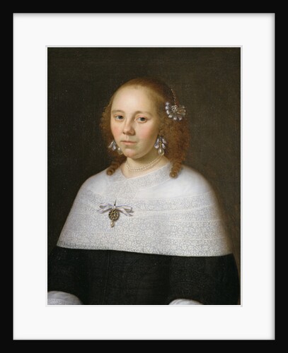 Portrait of a Young Woman from Hoorn, 1658 by Jan Albertsz Rootius