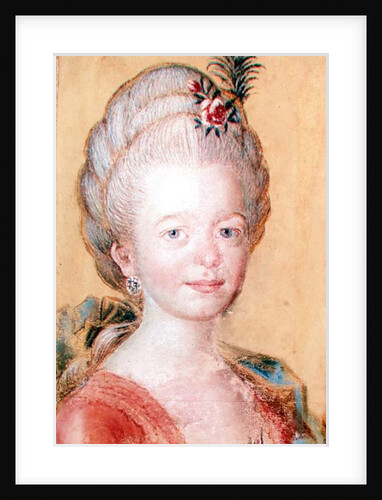 Portrait of the daughter of Carl Linnaeus by Swedish School
