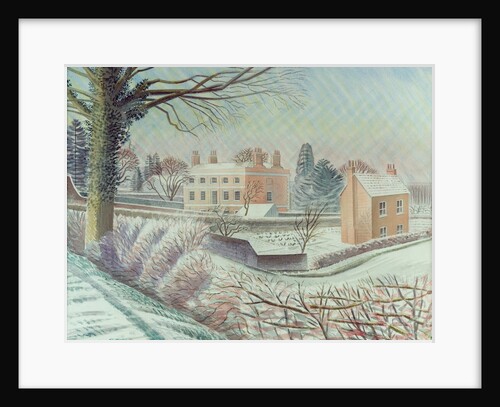 Vicarage in the snow, 1935 by Eric Ravilious