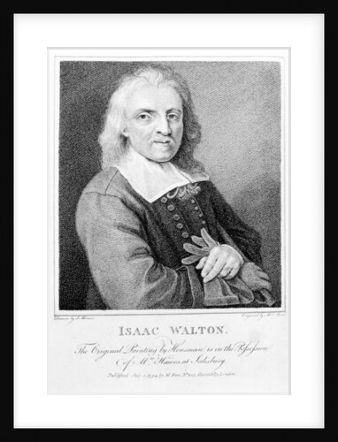 Portrait of Isaac Walton engraved by Marino Bovi 1794 by Jacob Huysmans