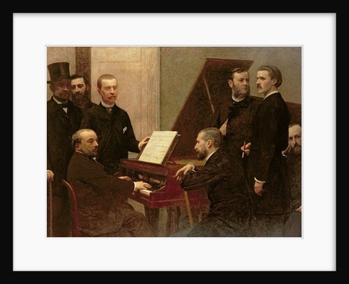 Around the Piano, 1885 by Ignace Henri Jean Fantin-Latour