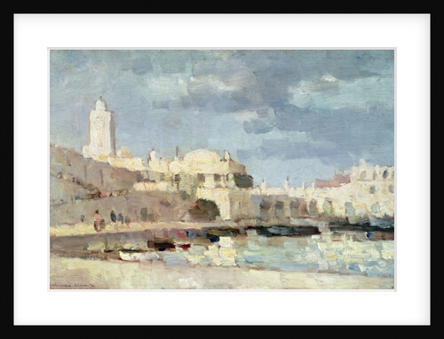 The Harbour at Algiers, 1876 by Albert-Charles Lebourg