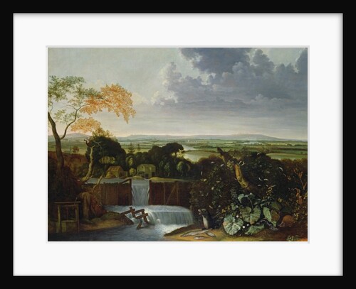 Extensive Landscape with a Watermill by Matthias Withoos