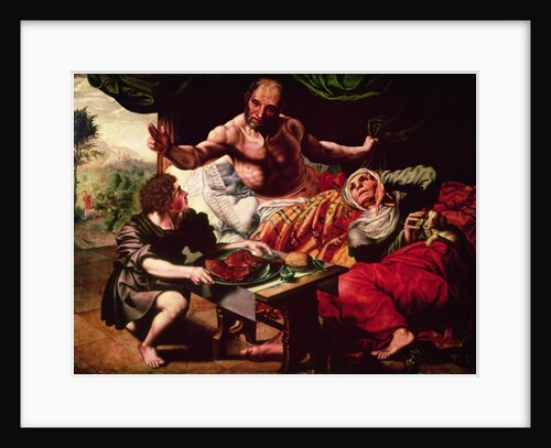 Isaac Blessing Jacob by Jan van Hemessen