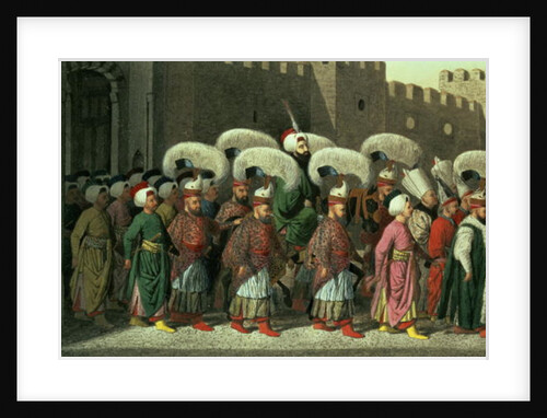 Sultan Mahmud II in Procession, 1809 by Greek School