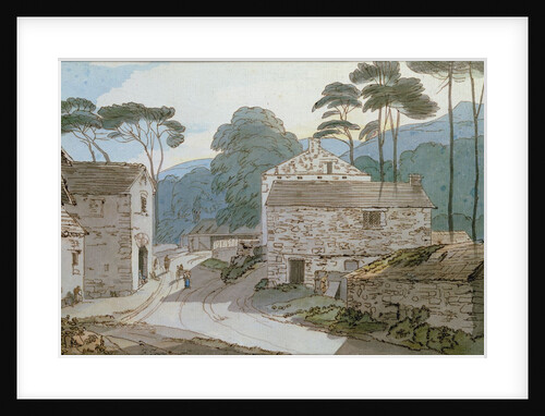 Ambleside at the Head of Lake Windermere by Francis Towne