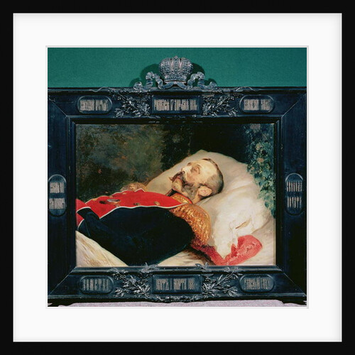 Emperor Alexander II on His Deathbed, 1881 by Konstantin Egorovich Makovsky