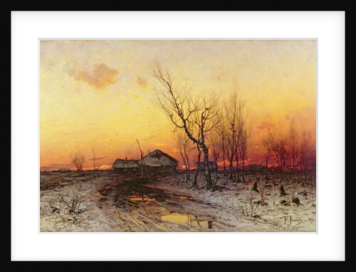 Winter Landscape by Julius Sergius Klever