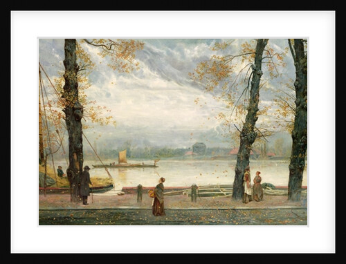 Cheyne Walk, 1870 by Cecil Gordon Lawson