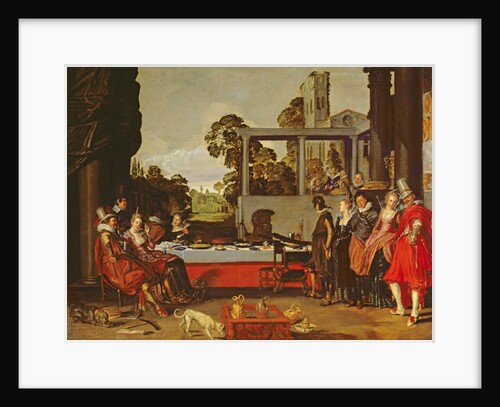 Merry company in the open air by Willem Pietersz Buytewech