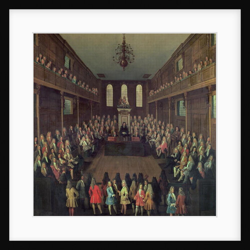 The House of Commons in Session, 1710 by Peter Tillemans