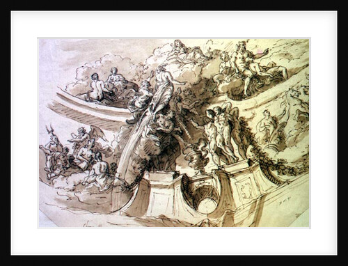 Allegorical Study by James Thornhill