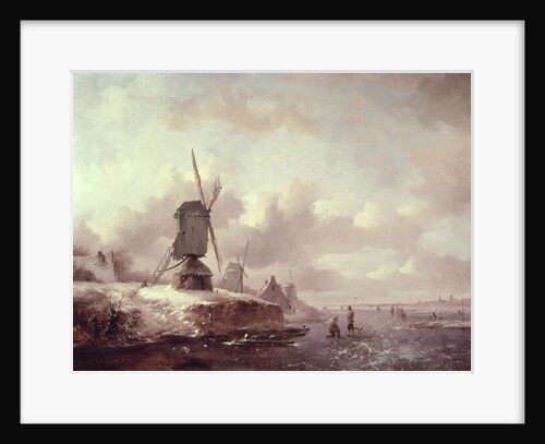 Winter Landscape by Frederick Marianus Kruseman