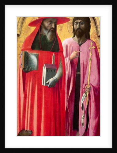 Saints Jerome and John the Baptist, c.1428 by Tommaso Masaccio