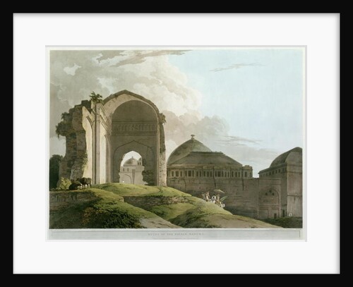 Ruins of the Palace at Madurai by Thomas Daniell