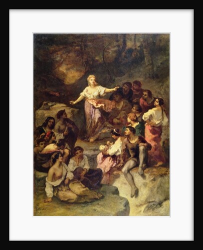 Gypsy Encampment by Narcisse Virgile Diaz de la Pena