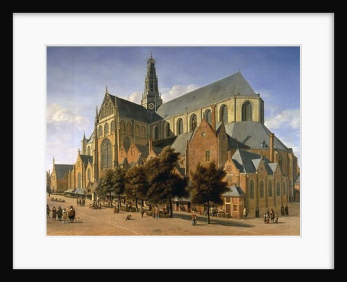 Church of St. Bavo in Haarlem, 1666 by Gerrit Adriaensz Berckheyde