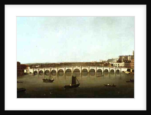 The Thames at Westminster by English School