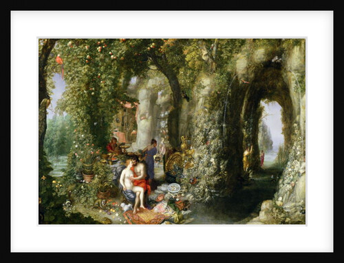 A Fantastic Cave with Odysseus and Calypso, 1616 by Jan the Elder Brueghel