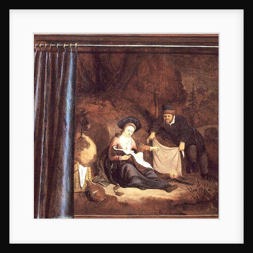 A trompe l'oeil of The Rest on the Flight into Egypt, 17th century by Abraham de Pape