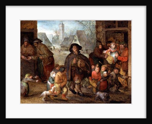 The Blind Hurdy Gurdy Player by David Vinckboons