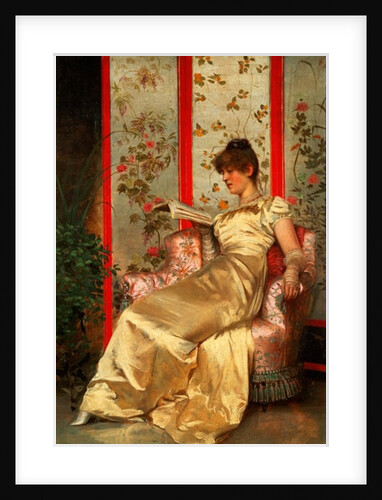 Lady Reading by Joseph Frederick Charles Soulacroix