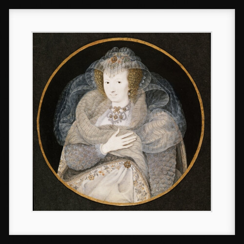 Portrait of Frances, Countess Howard by Isaac Oliver