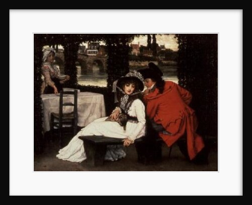 A Tryst at a Riverside Cafe, c.1869 by James Jacques Joseph Tissot