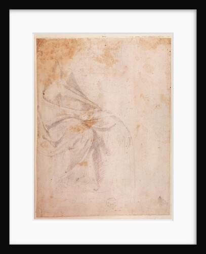 Study of Drapery c.1516 by Michelangelo Buonarroti