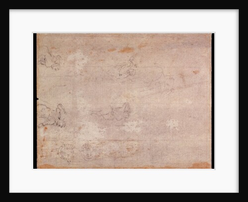 Study of Figures by Michelangelo Buonarroti