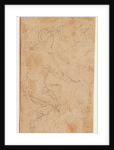 Study of a Figure with Pouncing Marks by Michelangelo Buonarroti