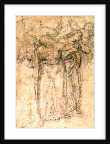Study of Mourning Women by Michelangelo Buonarroti