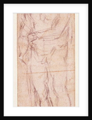 Study for Adam in 'The Expulsion', 1508-12 by Michelangelo Buonarroti