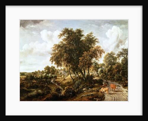 Road on the Dyke by Meindert Hobbema