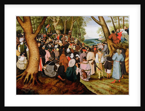 Landscape with St. John the Baptist Preaching by Pieter the Younger Brueghel