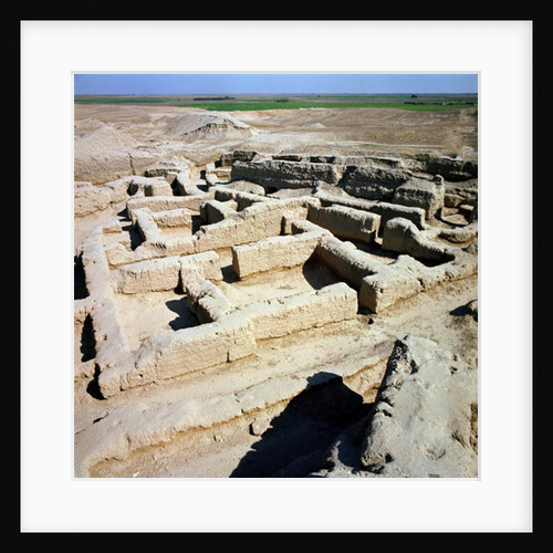 Remains of houses by Syrian Syrian
