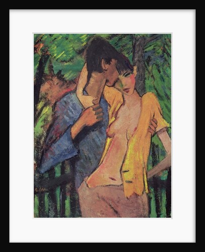 Lovers, 1919 by Otto Muller or Mueller