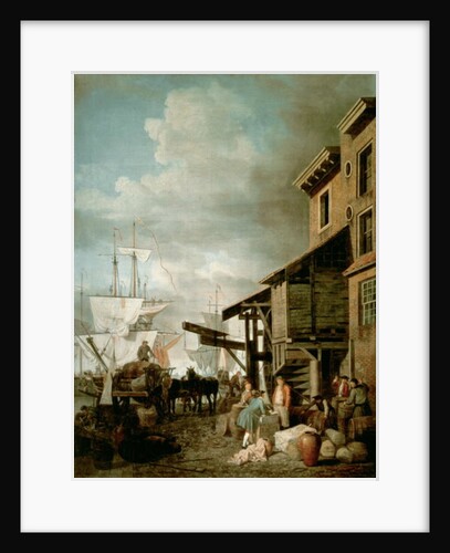 Custom House Quay by Samuel Scott