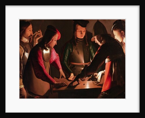 The Dice Players, 17th century by Georges de la Tour